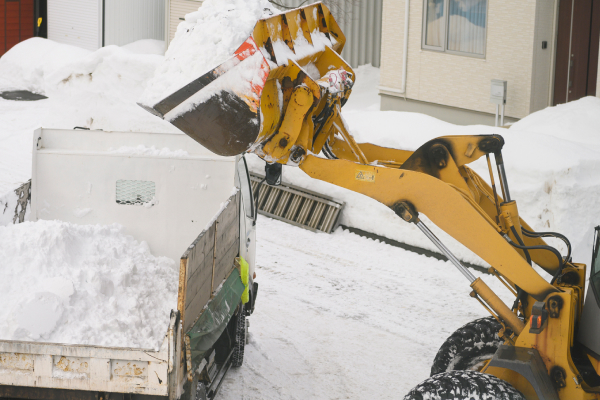 排雪作業